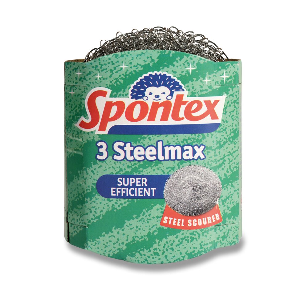 Drátěnka kovová Spontex Steelmax 3ks
